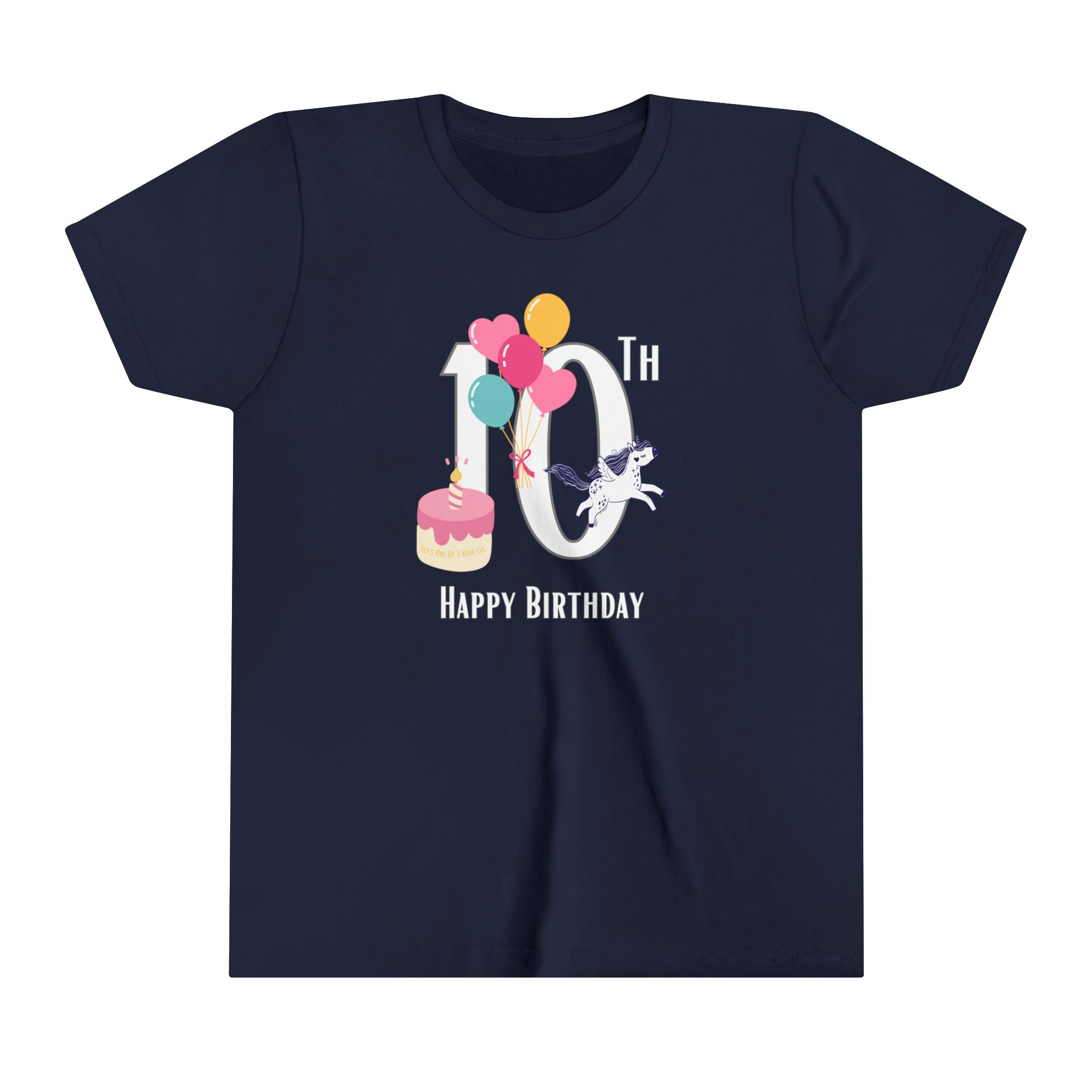 Happy 10th Birthday Unicorn Tee